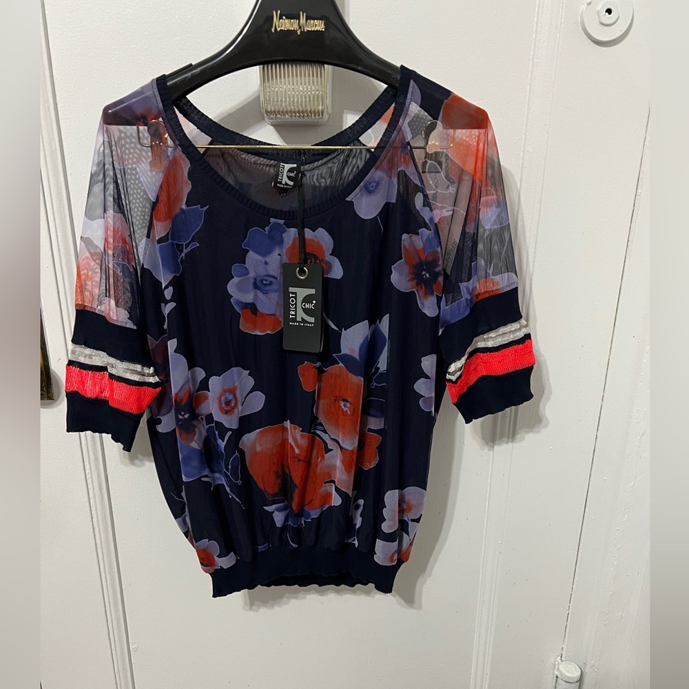 ITALY TRICOT CHIC NEW BLOUSE size 14